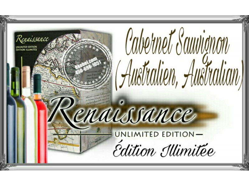 Cabernet Sauvignon Australien -Renaissance 16L.